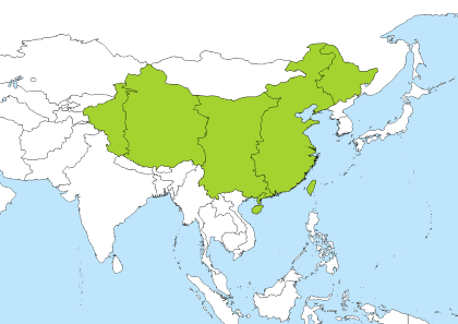 CST Time Zone Geo Map